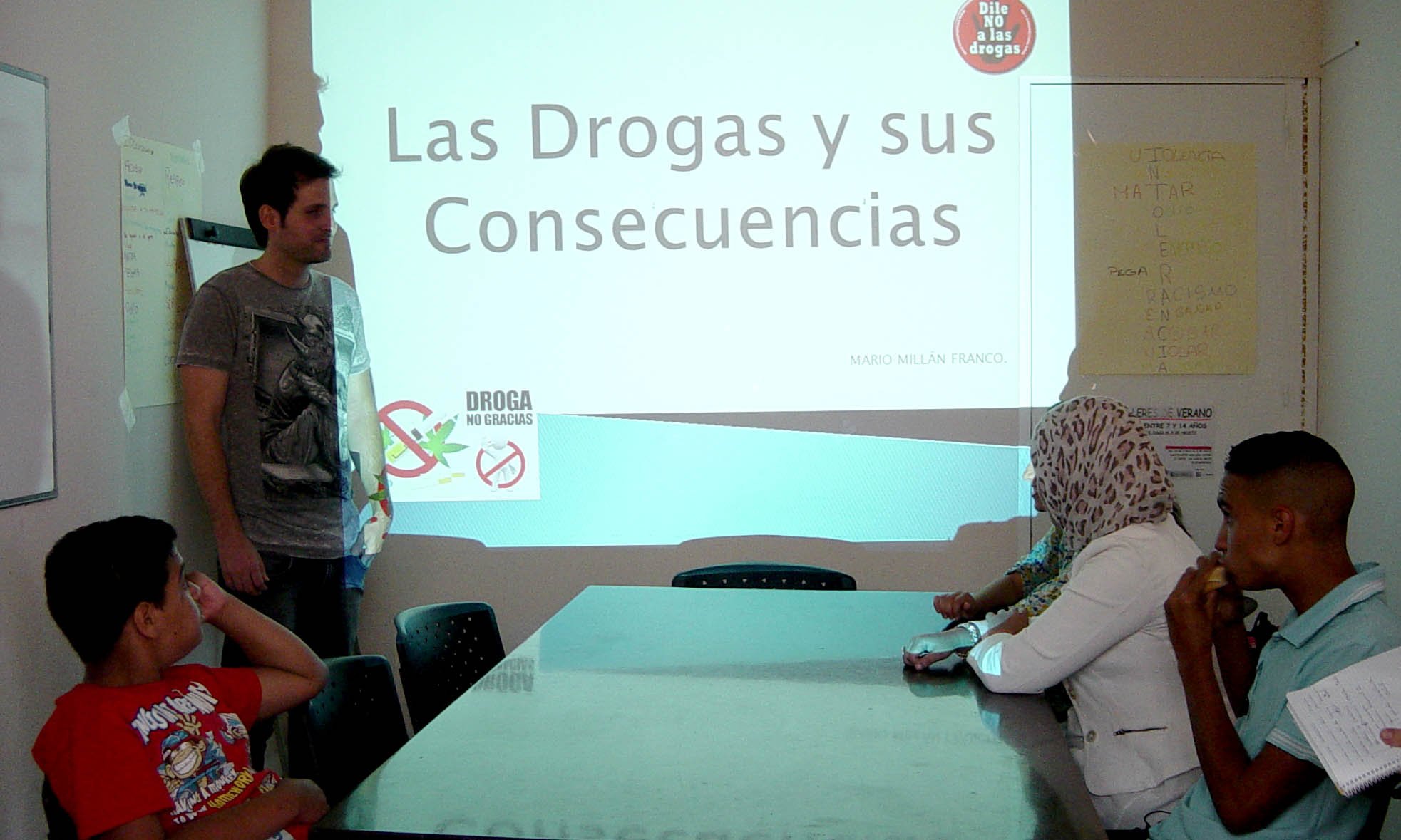 Charla sobre la prevención del consumo de drogas en Fuengirola