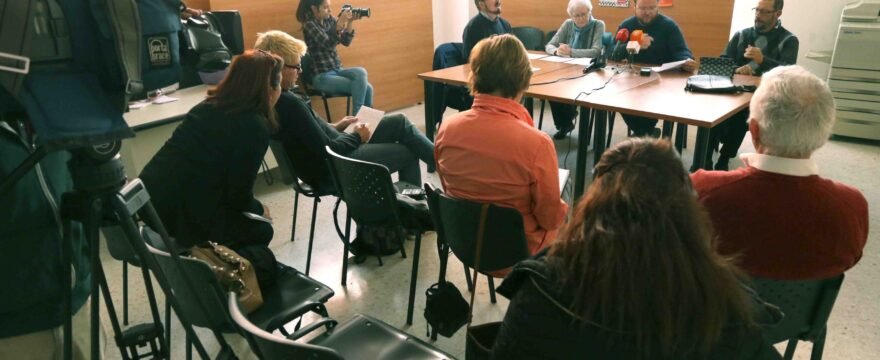 Presentación de decálogo de la Plataforma de Solidaridad con los/las Inmigrantes de Málaga